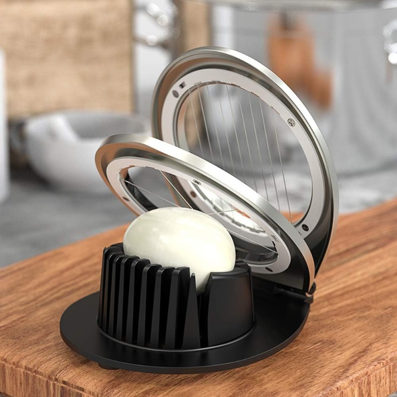 Fashionable Soft Multicolor Stainless Steel Hard Boiled Egg Slicer