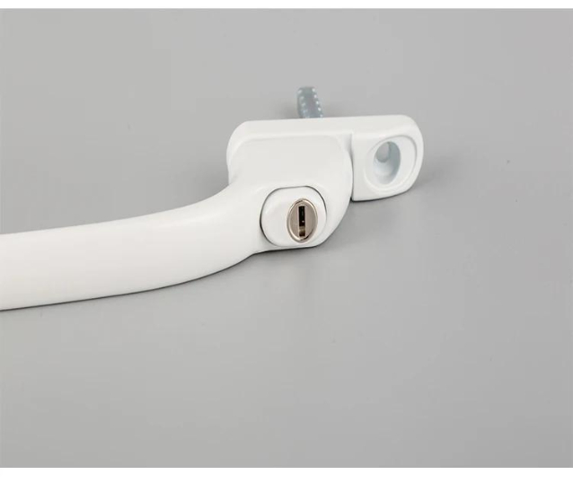 Zinc White UPVC Aluminium Alloy Casement Window Handle