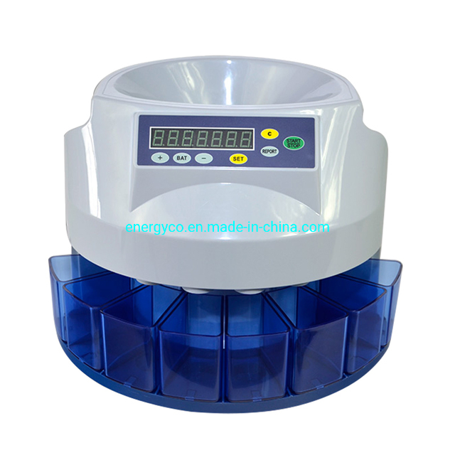 High Accuracy Coin Counter&Sorter High Quality for Most Currency with LED Display, Bank Machine