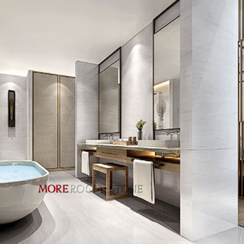 Плитка Dolomite White под мрамор для ванной