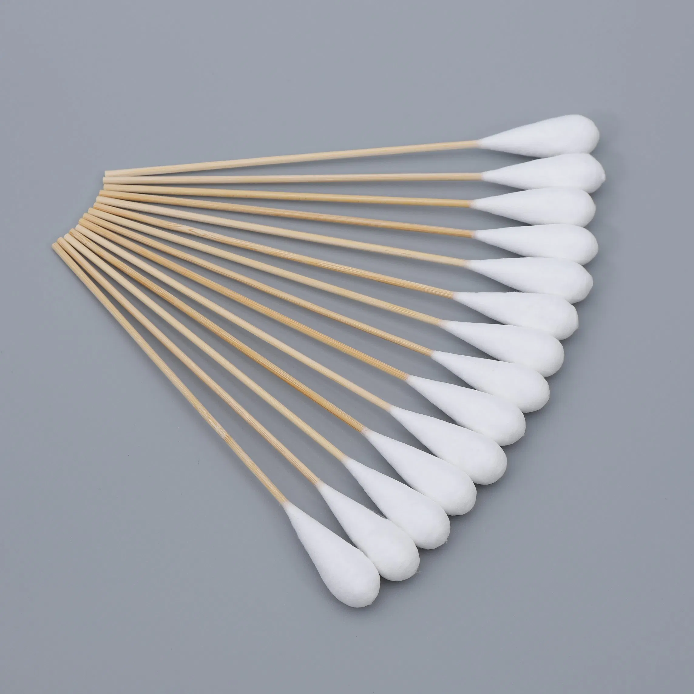 High Quality Medical Cotton Swabs Wooden Stick Cotton Buds
