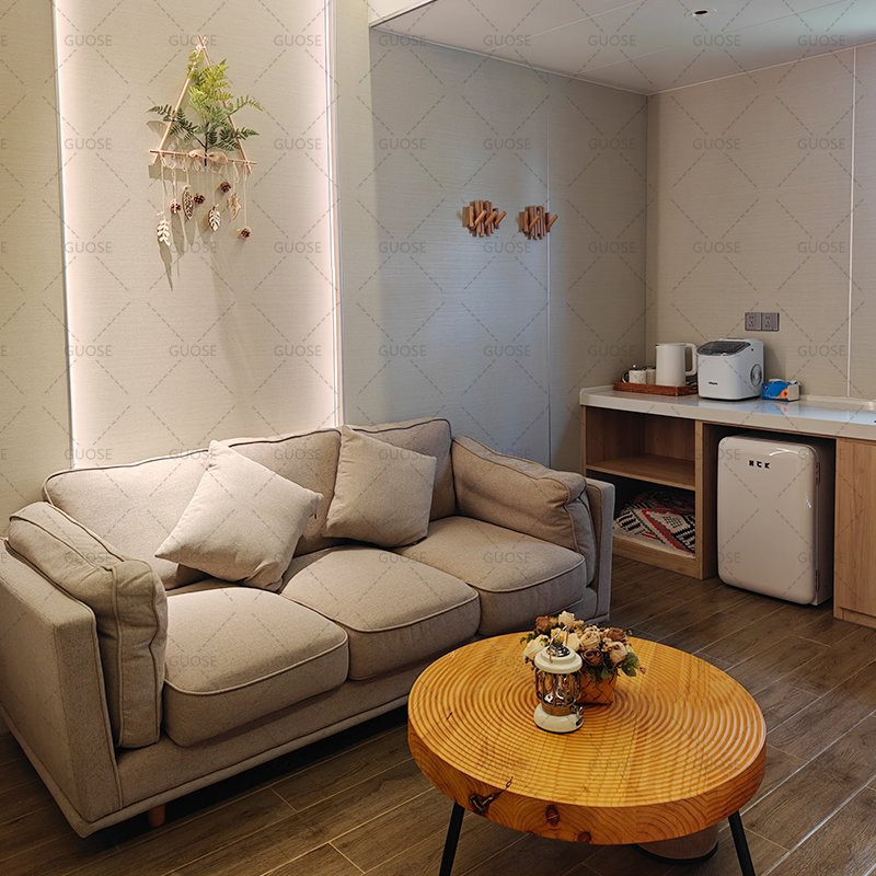 Safe Prefabricated Container Capsule Hotel Sleeping Bed Apple Tiny House Factory Apple Cabin