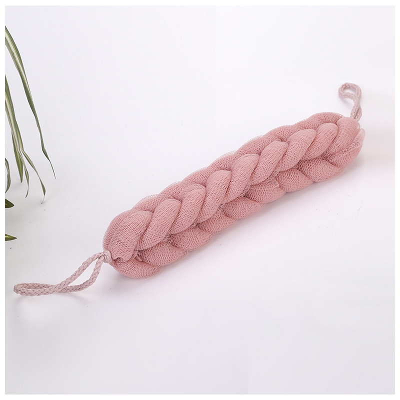 Plain Strip Hanging Flower Artifact Household Adult Pull Back Scrub Bath Towel