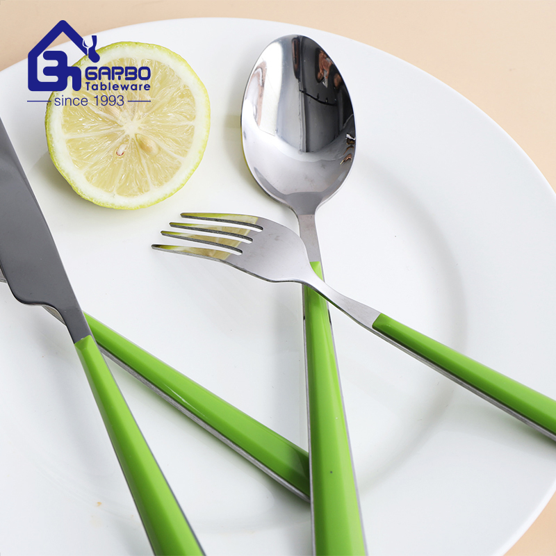 6PCS Color Box Pack 430 Stainless Steel Dinner Knife