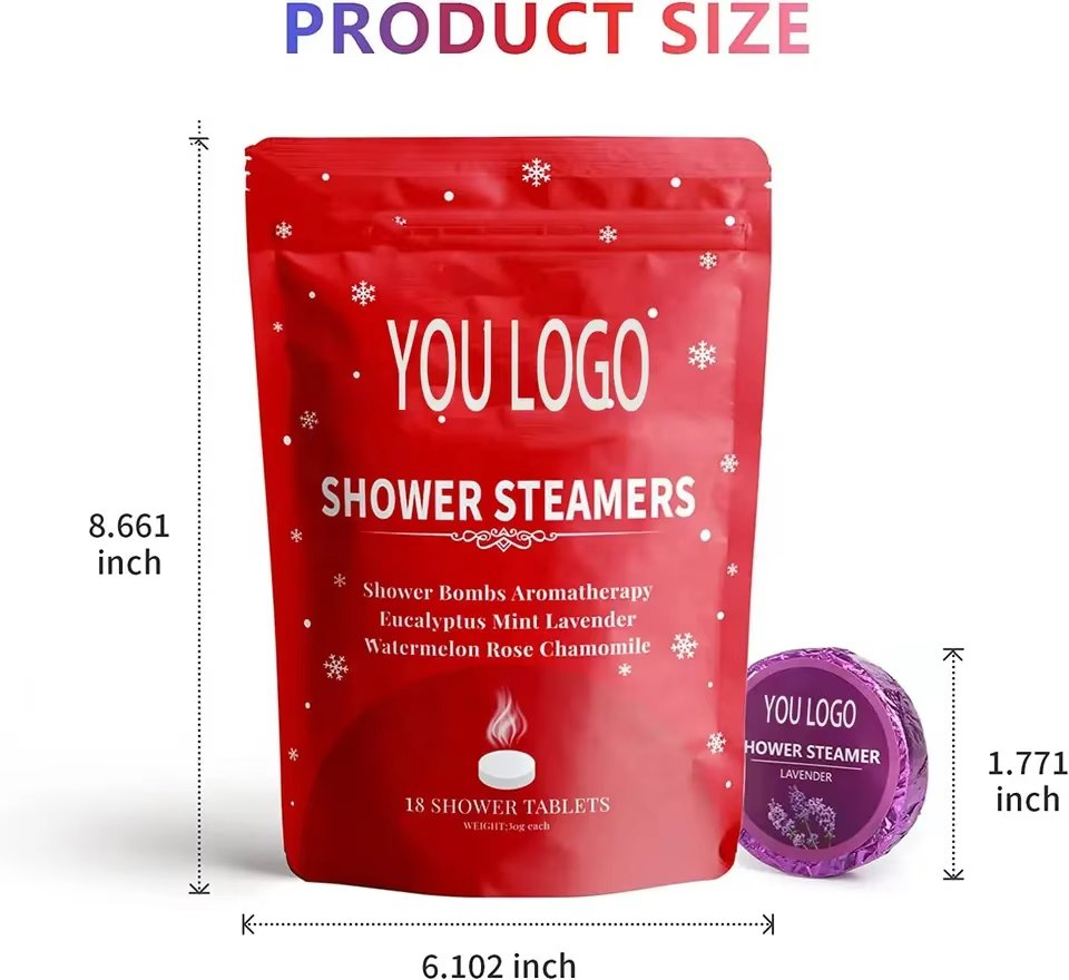 Bright Orange Zesty Energizing Bath Shower Steamers