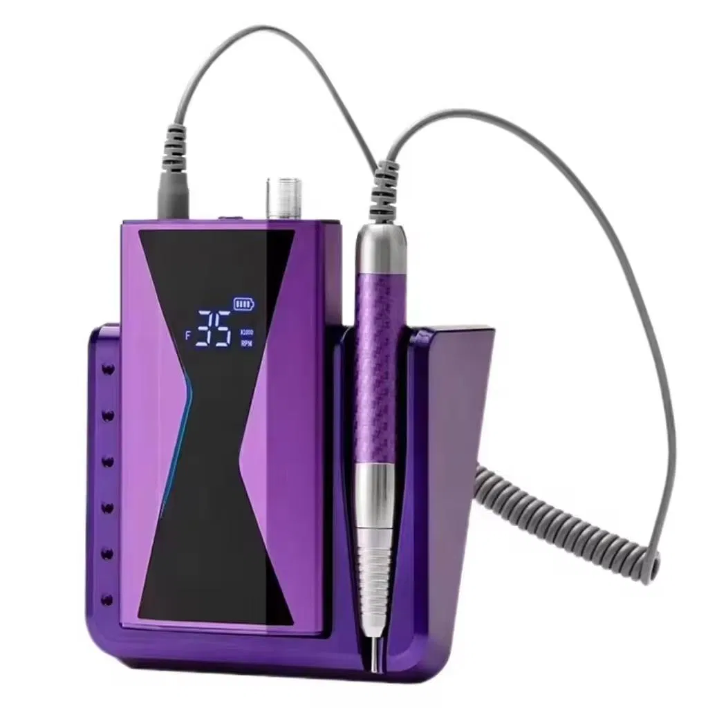 Brushless Nail Drill Lasting 40000rpm Nail Drill Machine 85W Handle Manicure