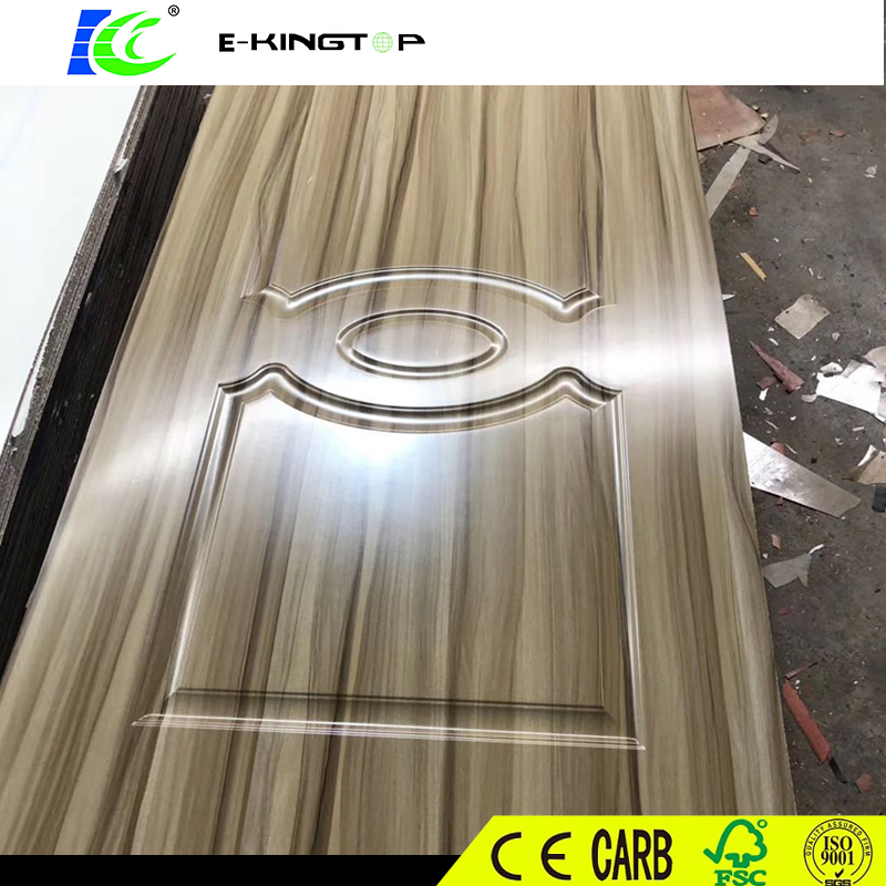 Wood Veneer Faced Moulded HDF Door Skin