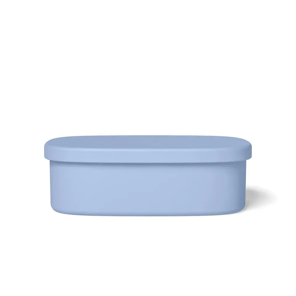 Collapsible Silicone Food Storage Container for Convenient Lunch Packing