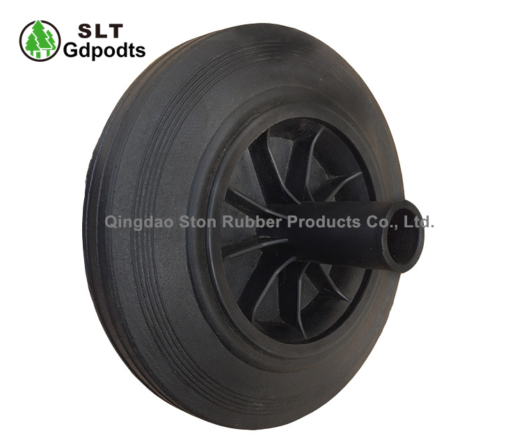 8 Inch Trash Can Wheels Flat Free Heavy Duty Wheels