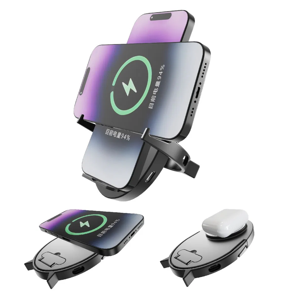 Cheap Price Good Quality Fast Charging Folding Stand Wireless Charger