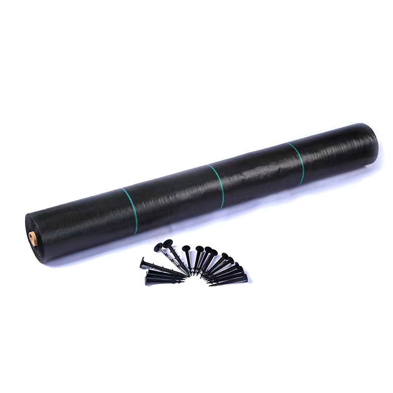 PP Woven Membrane PE Ground Cover Weedmat Anti Grass Weed Control Cloth Bloker Mulch Film Landscape Fabric Barrier Mat