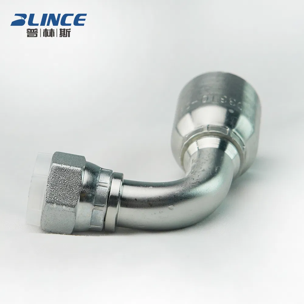 Гидравлический фитинг 90° SAE, сталь, 3000 psi