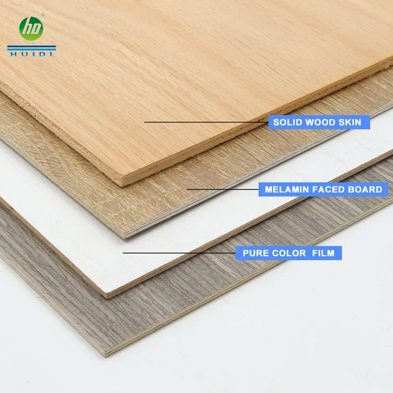 Marine Cheap Melamine Film Faced Hardwood Furniture Decoration Wood Veneer Linyi Natural Commercial Laminated Plywood