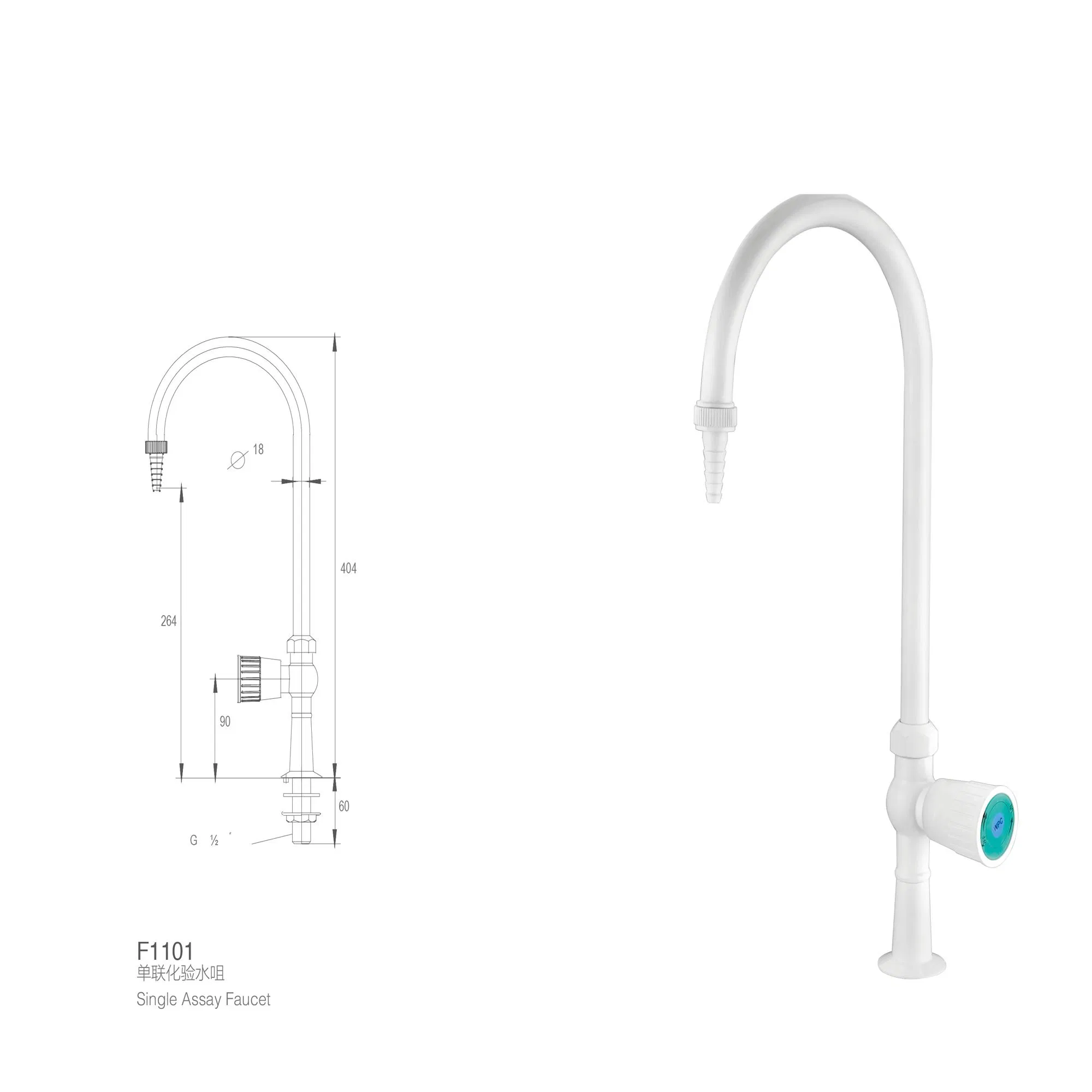 High-Performance UV Resistant Laboratory Faucet for Research Facilities