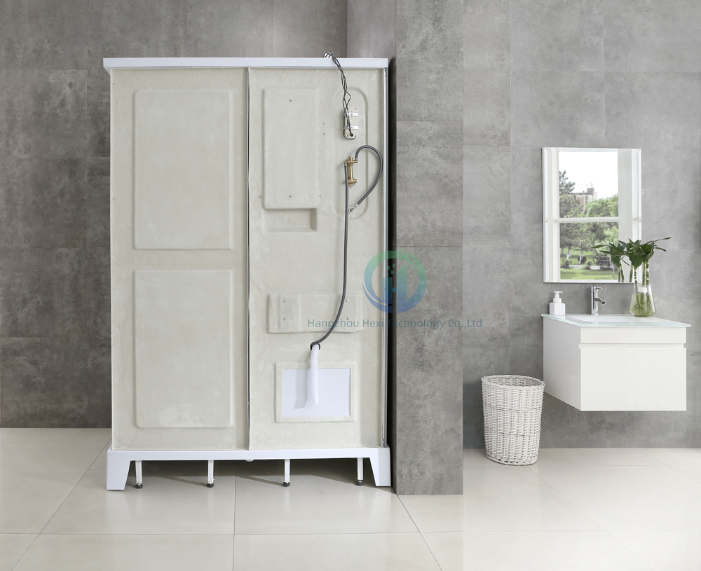 Impressive Sanitary Ware Concealed Prefab Toilet Room Integrated Capsule Bathroom Pod Shower Room