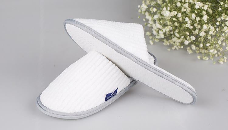 Premium Custom Embroidered Disposable Slippers for Bulk Purchase
