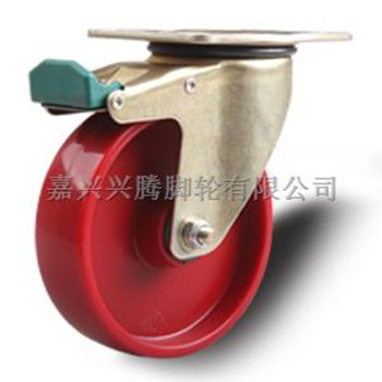 125mm Industry High Load Capacity TPE Caster Wheel with Lock