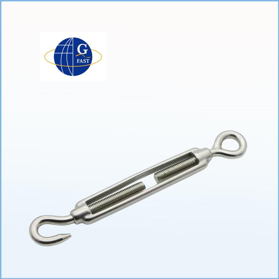 Fencing Wire Hook Eye Jaw Wire Rope Cable Fitting Rigging Turnbuckle