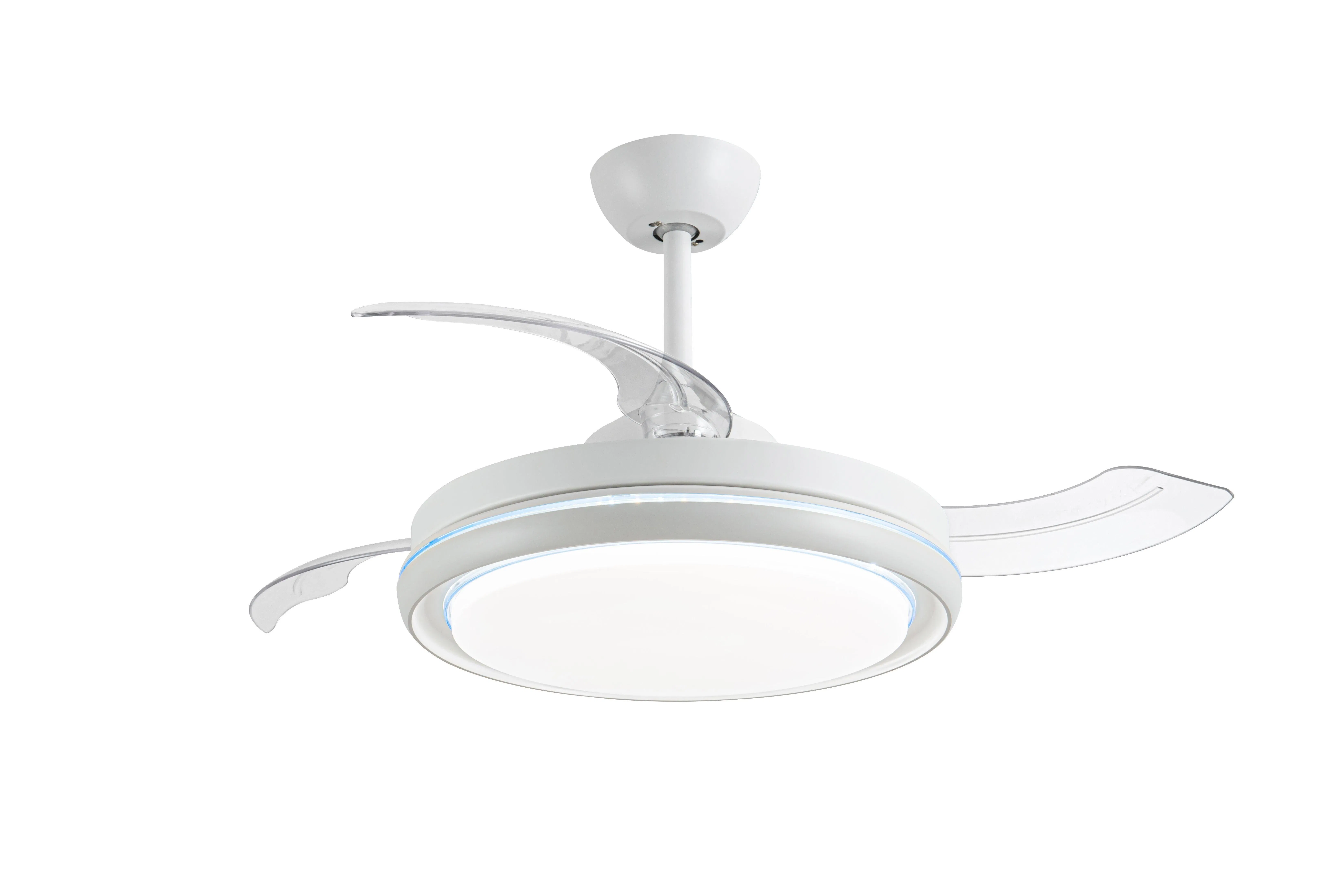 Home Use Ceiling Fan 42 Inch with LED Light Invisible