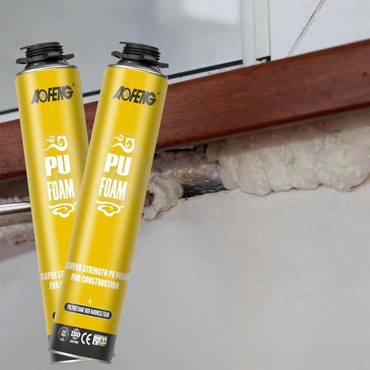 Fast Drying Excellent Elasticity 750ml High Bonding Strength Polyurethane Spray Foam Sealant PU Foam Sealant