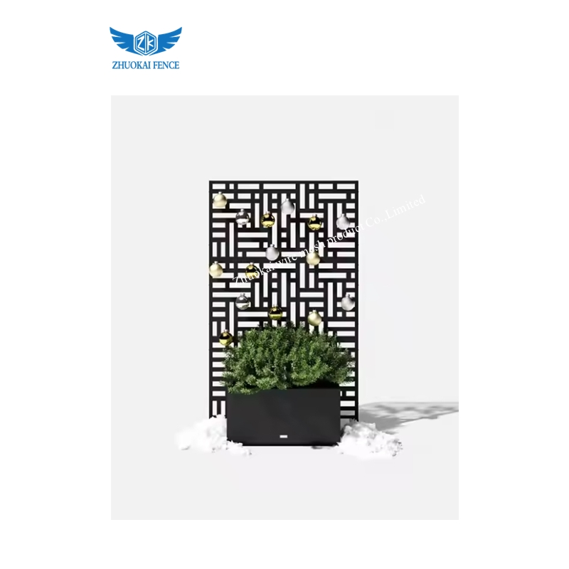 Customizable Bathroom Wall Partition Decorative Indoor Laser Cut Stainless Steel Divider Screen