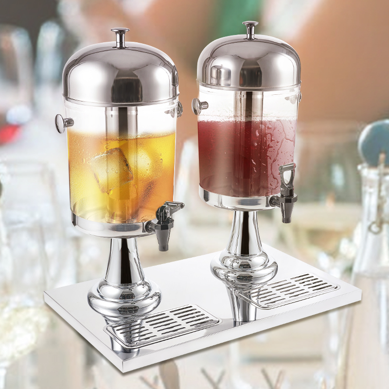 Daosheng Wholesale 201 Stainless Steel Thermal Hot and Cold Water Juice Dispenser Frozen Beer Beverage Dispenser