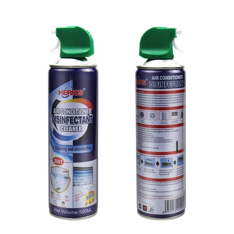 500ml Herios Wholesale Air Conditioning Interior Professional Cleaner Fresh Spray