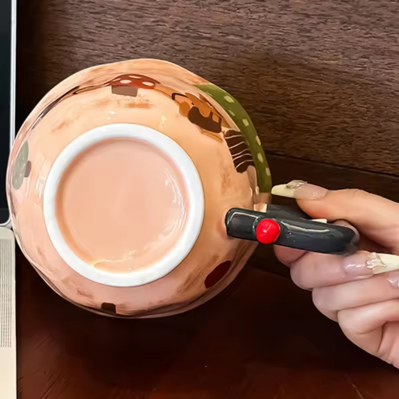 Valentines Day Wedding Gift Cartoon Coffee Tea Cups Bulk Supplier 2026 Hot Sale Drinkware Cute Apple Bear Ceramic Mugs