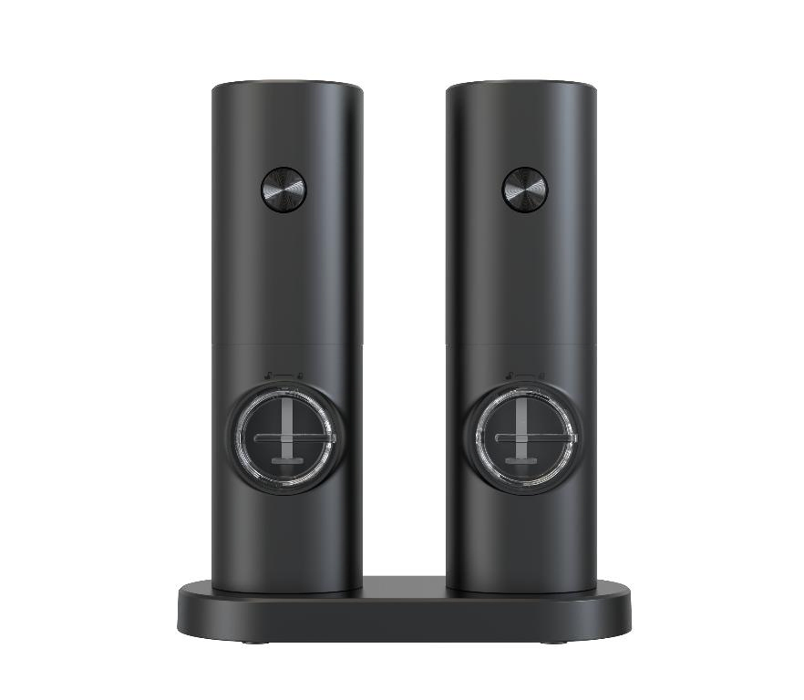 Electronic Kitchen Spice Salt and Pepper Grinder Set Black Pepper Ultra Fine Powder Automatic Grinder Mill