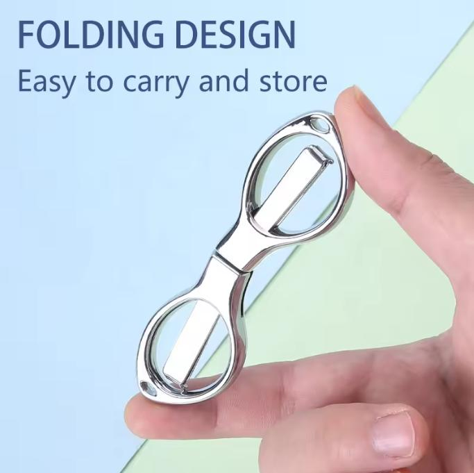 High Quality Mini Pocket Folding Scissor for Tailor Stainless Steel Sewing and Paper Cutting Scissors Folding Fishing Scissor