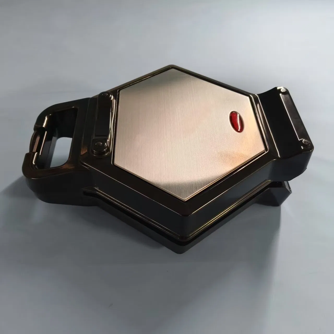 Easy-to-Use Stainless Steel Hexagon Egg Waffle Maker for Delectable Dishes