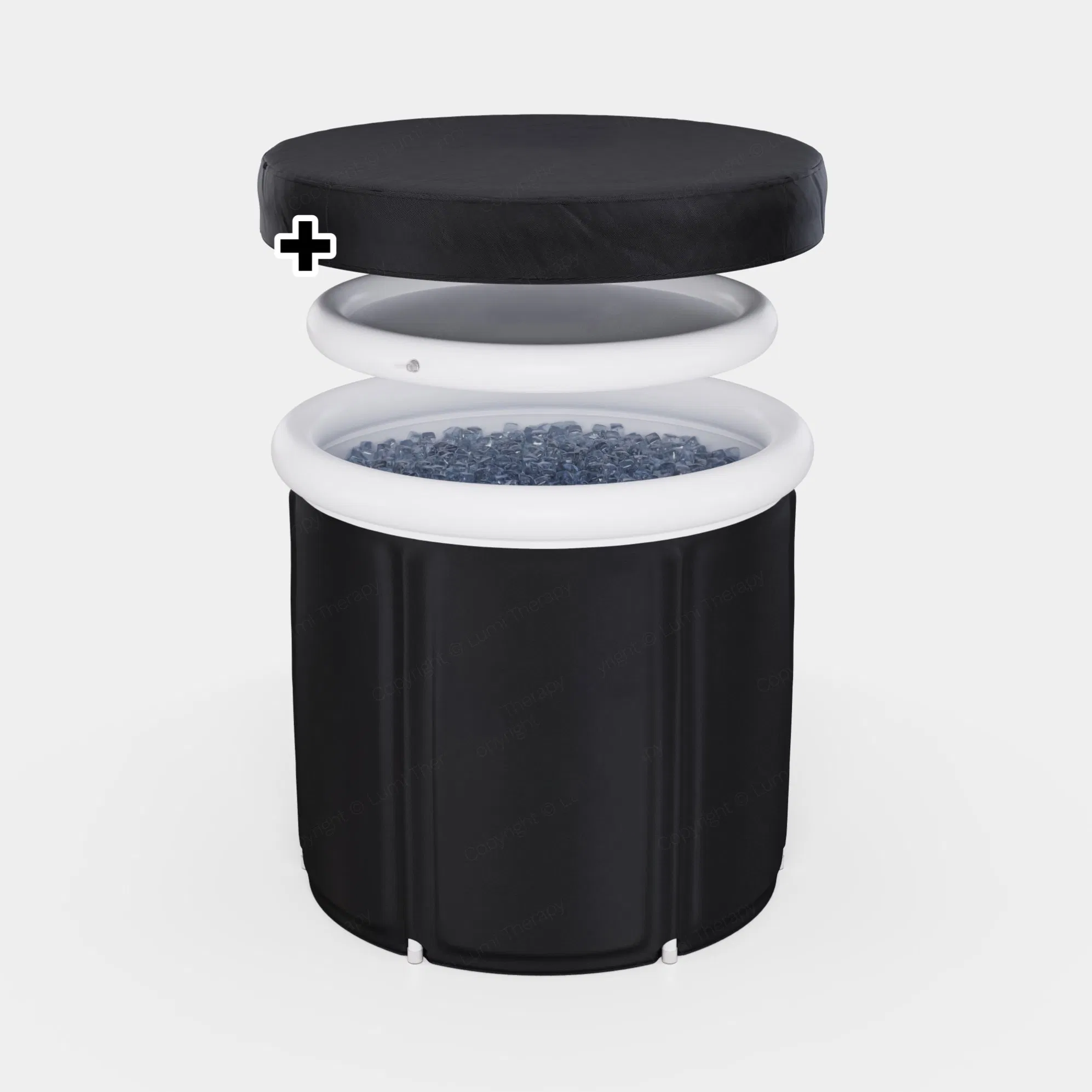 Складная ванна для ледяных ванн (криотерапия)