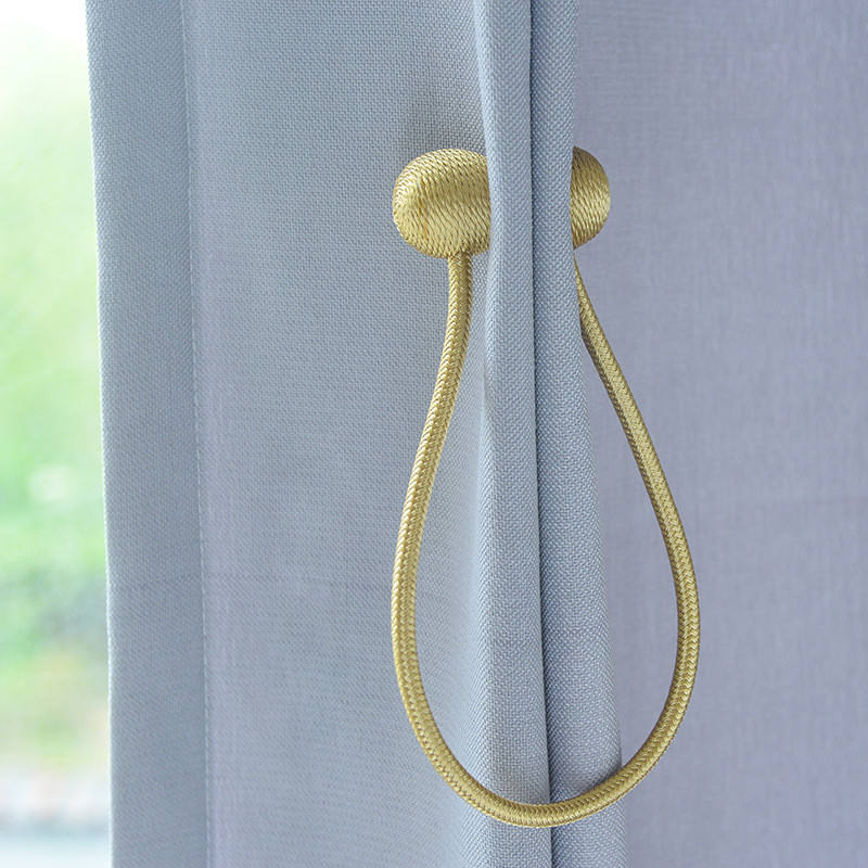 Bedroom Decoration Curtain Accessory Magnetic Tiebacks Colorful Curtain Tie Back