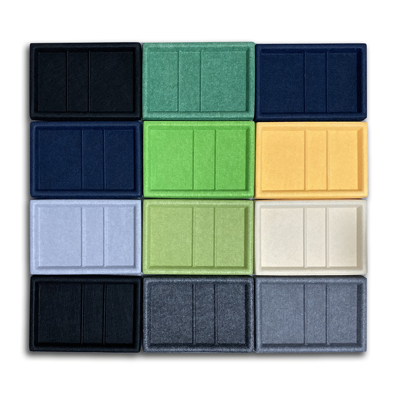 Fire Retardant Eco Friendly 100% Pet Felt Polyester Fiber Acoustic Panel