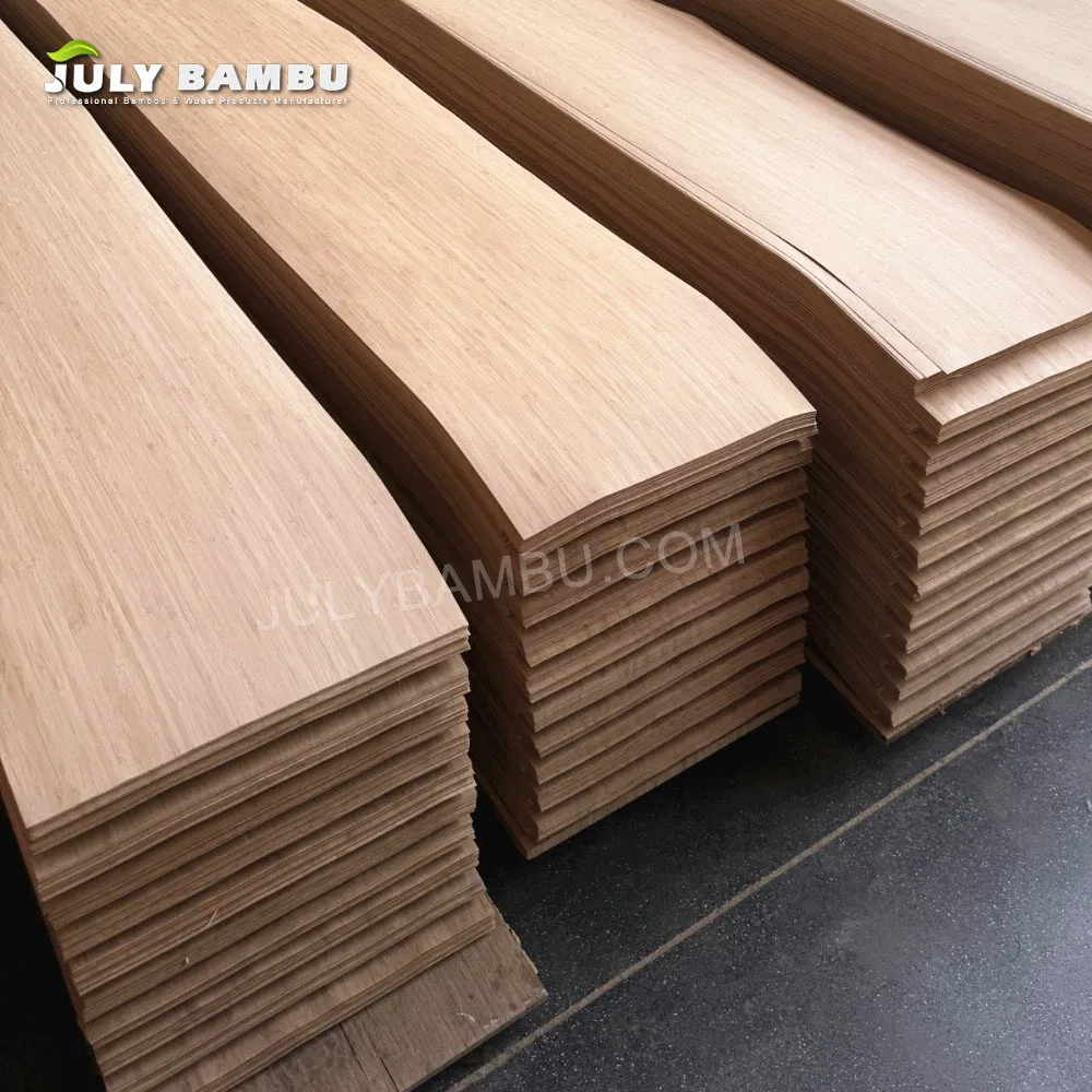 High Quality 0.6mm Flexible Bamboo Veneer for Covering Kitchen Cabinets