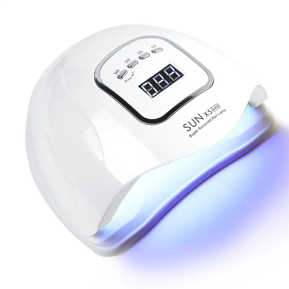 High Power150W UV LED Nail Lamp Curing Nail Gel Polish Manicure Nail Dryer Lamp Smart Nail Lamp with Sensor LCD Display