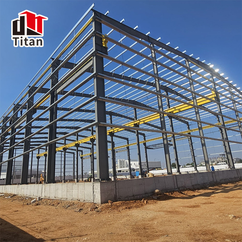 Pre Engineered Industrial Warehouse Workshop Prefab Steel Structure