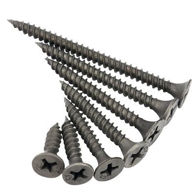 High Quality Carbon Steel Black and Gray Drywall Screws Slef Tapping Screws for Wood Metal Board