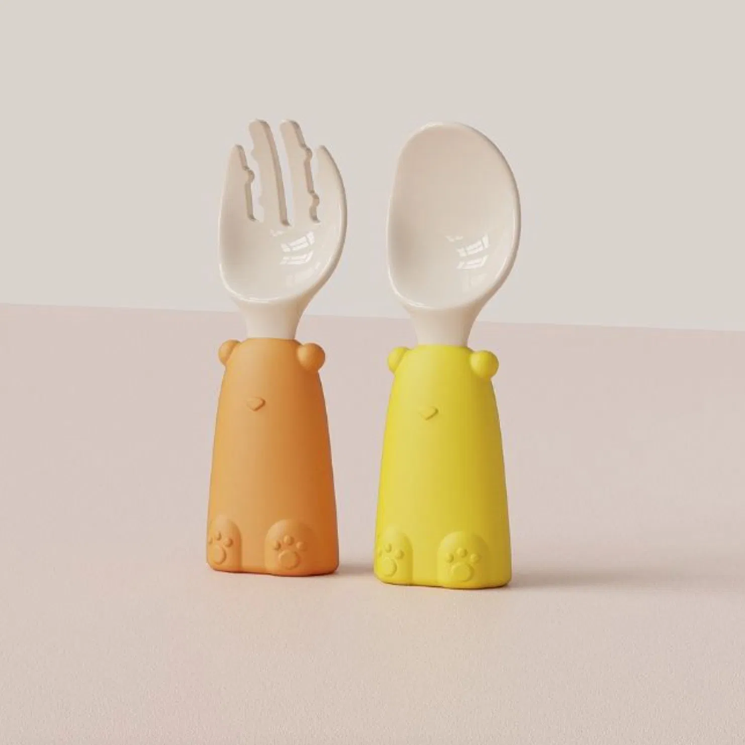 Silicone Baby Feeding Spoon Soft Infant Spoon BPA Free Baby Food Spoon OEM Manufacturer