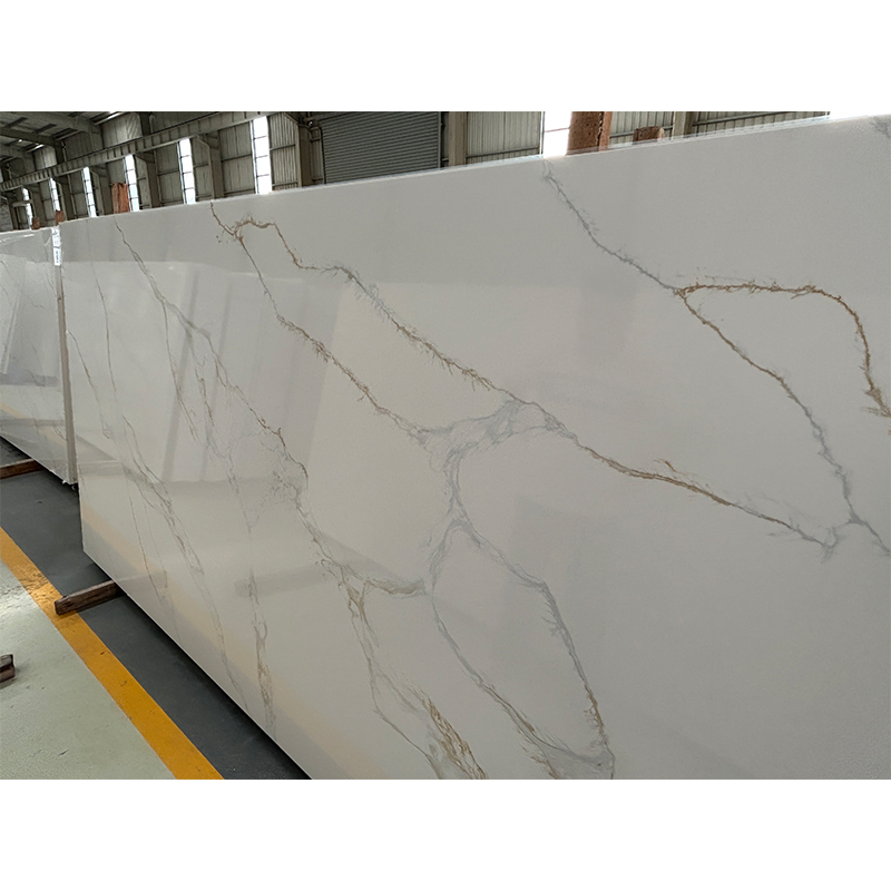 Carrara White Grey Veins Slabs Quartz for Vanity Top/Bathroom/Kitchen/Countertop/Worktop Price