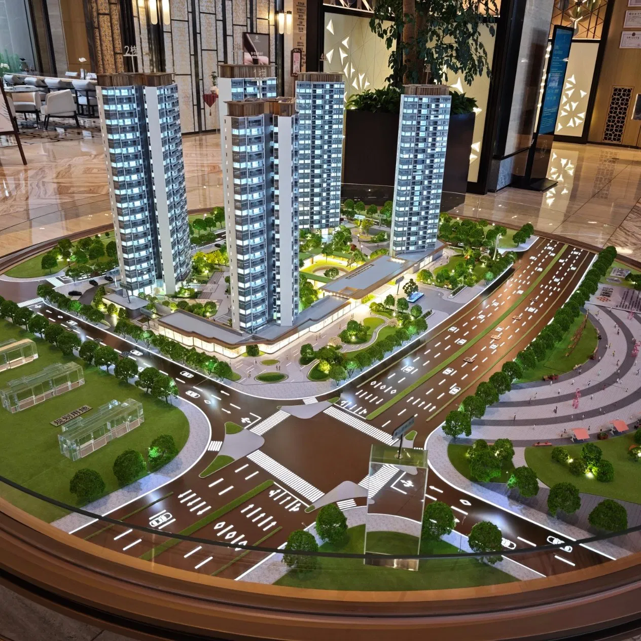 High Quality 3D Building Models with Lights for Real Estate Sales