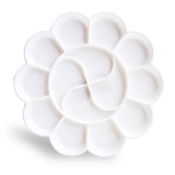 Color Mixing Palette Wholesale for Painting Custom Shaped White Porcelain Palette for School