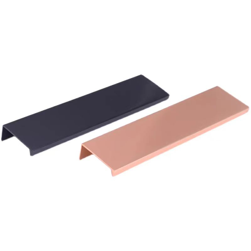 Modern Minimalist Hole Pure Copper Door Knob Drawer Handle Kitchen Bedroom Furniture