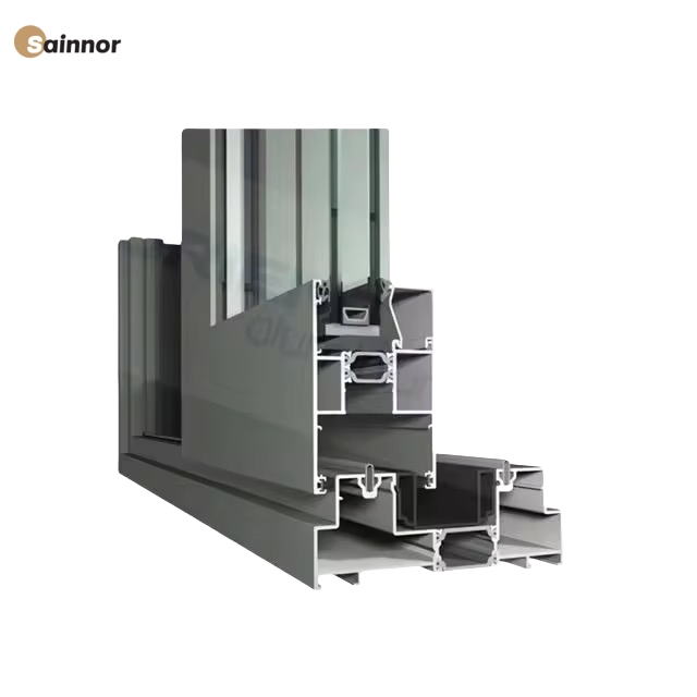 Factory Price Building Material Aluminium Alloy Extrusion Frame Thermal Break Aluminum Profile for Sliding Folding Casement Fixed Shutters Door Window