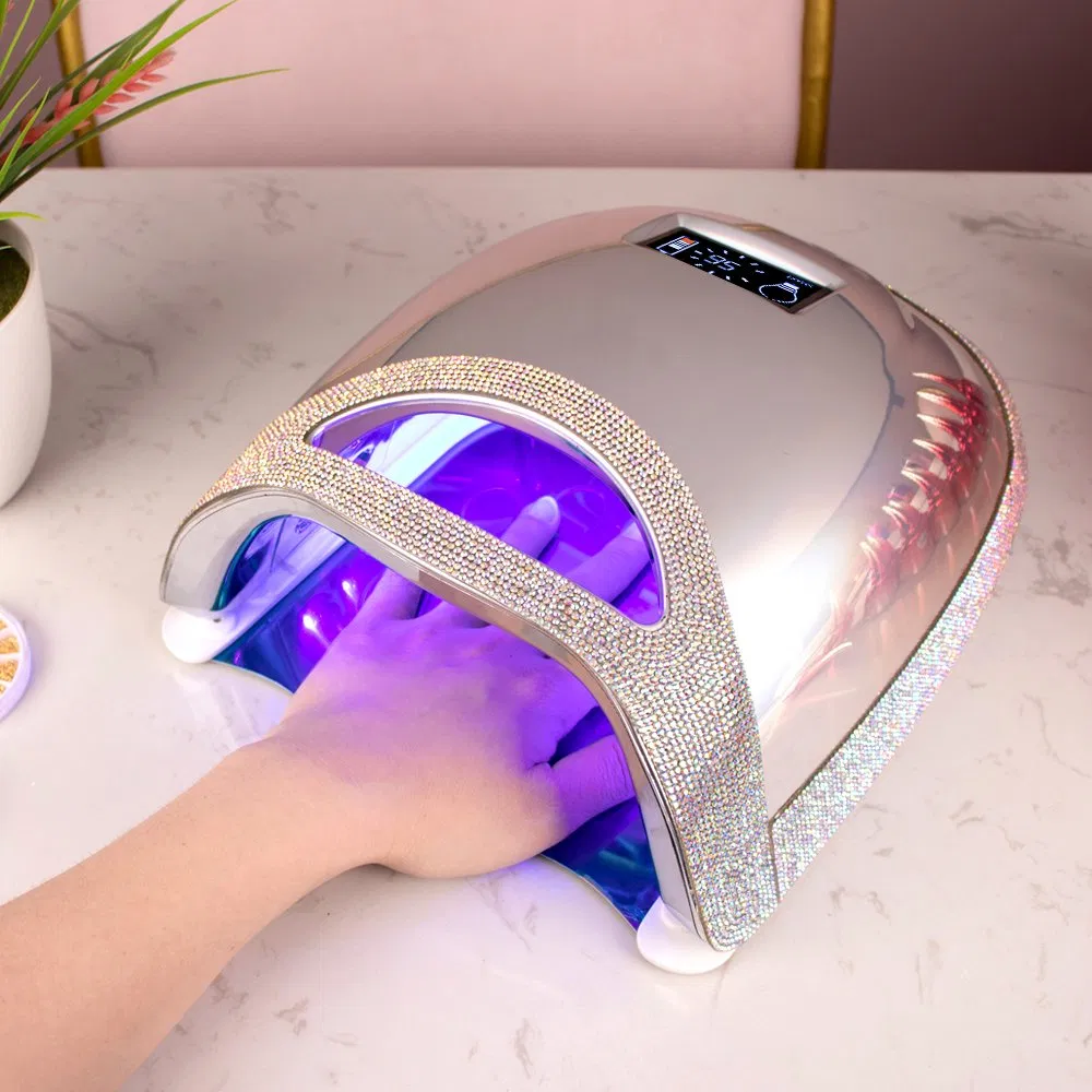48W PRO Cure Wireless Dual Light Nail Dryer Grs Recycle Rechargeable Cordless Sun UV LED Gel Dryer Nail Lamp for Salon Manicure