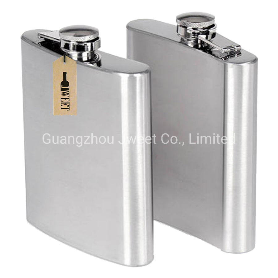 8oz Liquor Alcohol Wine Whisky Tequila Stainless Steel Hip Flask