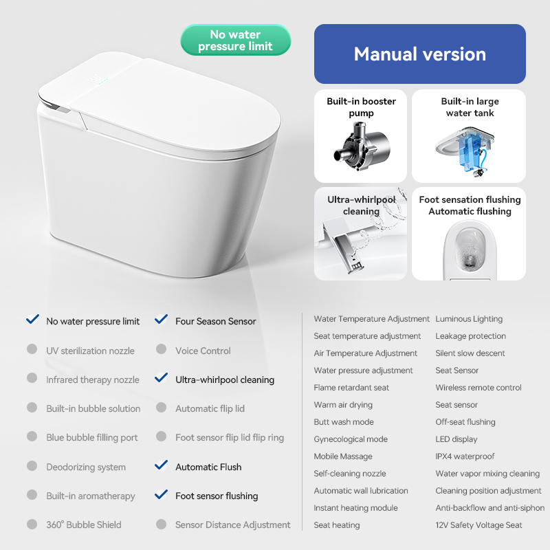 Wc Ceramic Deodorizing Multifonctional Smart Bowl Intelligent Price Intelligence Close Automatic Toilet