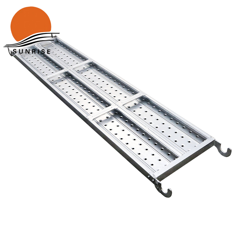 Building Steel Scaffolding Plank Hot DIP Galvanized Construction Scaffolding Metal Scaffold Plank with Hooks