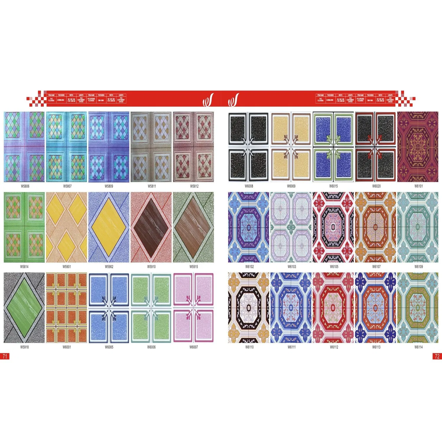 Anti-Slip Indoor PVC Sponge Floor Covering Roll