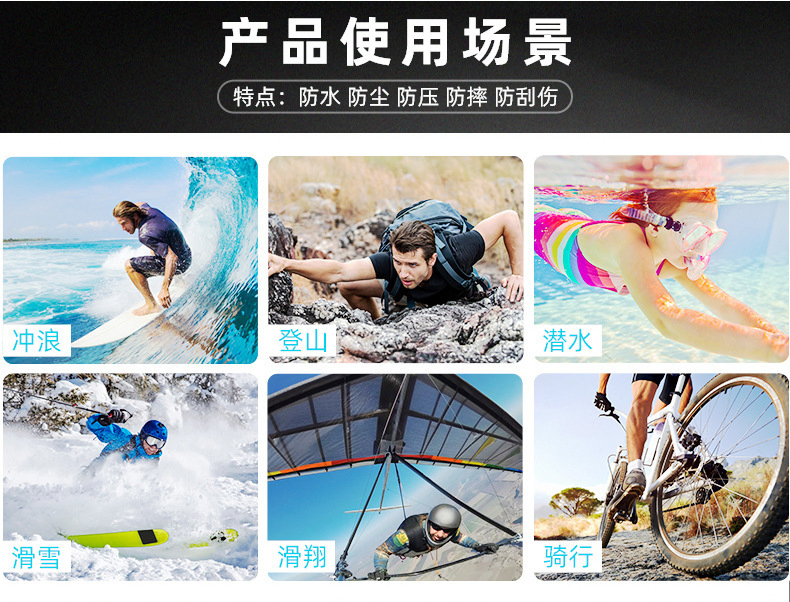 Waterproof Underwater Protective Case for Gopro Hero 9/10/11 Camera Accessories